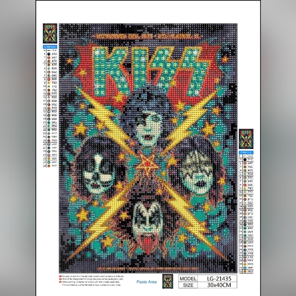 KISS DIY 5D Full Round Drill Diamond Painting - Picture 3 of 7